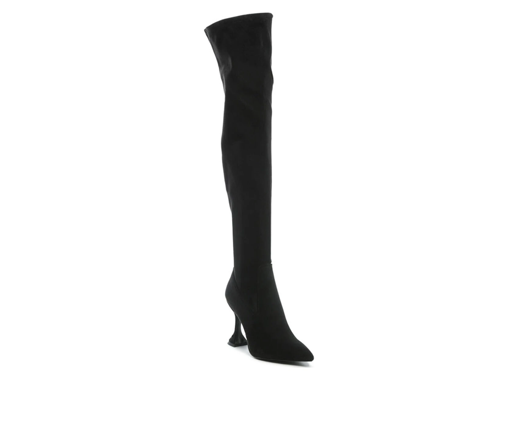 Women's London Rag Brandy Heeled Knee High Boots 4 Women's London Rag Brandy Heeled Knee High Boots - Image 2