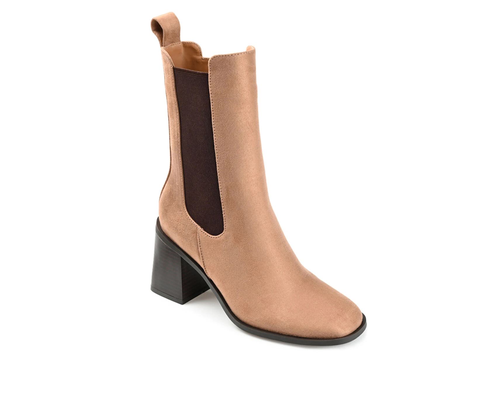 Women's Journee Collection Kaydia Mid Calf Chelsea Boots 4 Women's Journee Collection Kaydia Mid Calf Chelsea Boots - Image 2