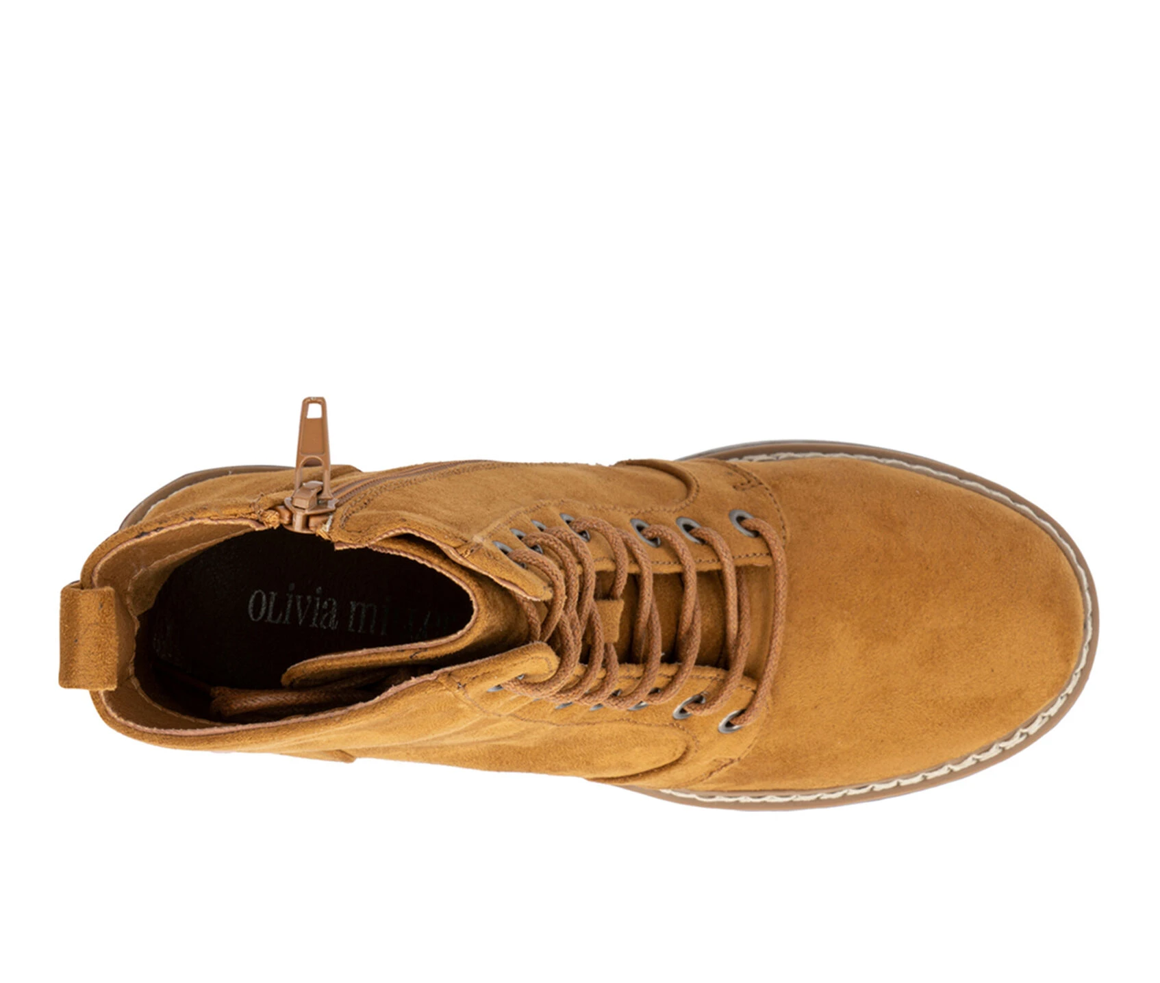 Women's Olivia Miller Evie Platform Heeled Lace Up Boots 8 Women's Olivia Miller Evie Platform Heeled Lace Up Boots - Image 6