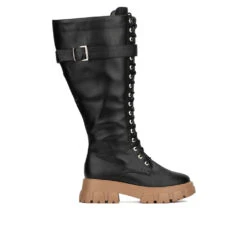 Women's Fashion To Figure Liv XWC Knee High Lace Up Boots