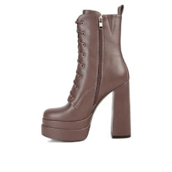 Women's London Rag Meows Lace Up Platform Heeled Boots 11 Women's London Rag Meows Lace Up Platform Heeled Boots -Matisse Footwear shop 151625 327395 3