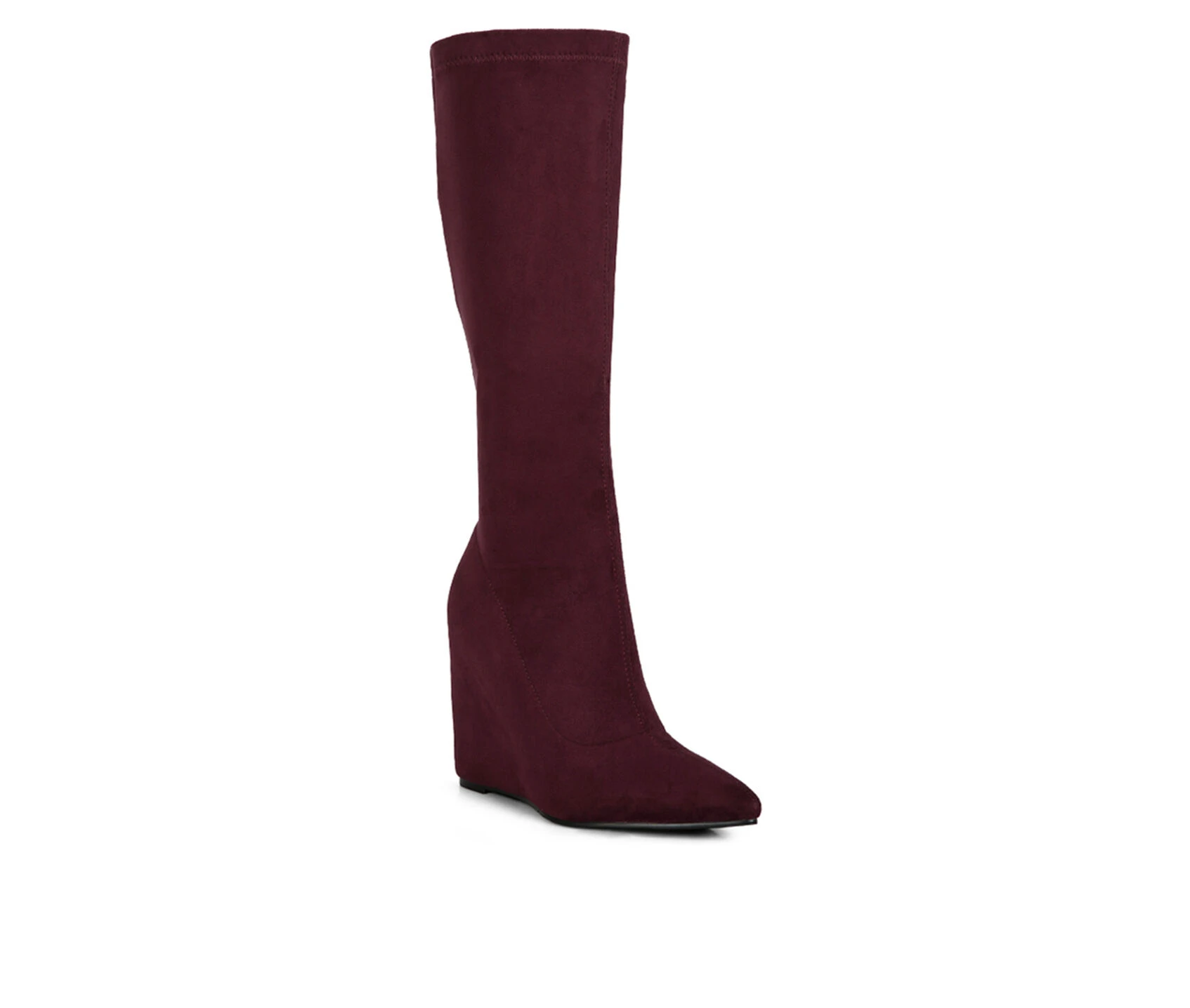 Women's London Rag Gladol Knee High Wedge Boots 4 Women's London Rag Gladol Knee High Wedge Boots - Image 2