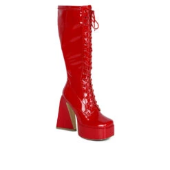 Women's London Rag Snowflakes Knee High Platform Boots 10 Women's London Rag Snowflakes Knee High Platform Boots -Matisse Footwear shop 151716 327728 2