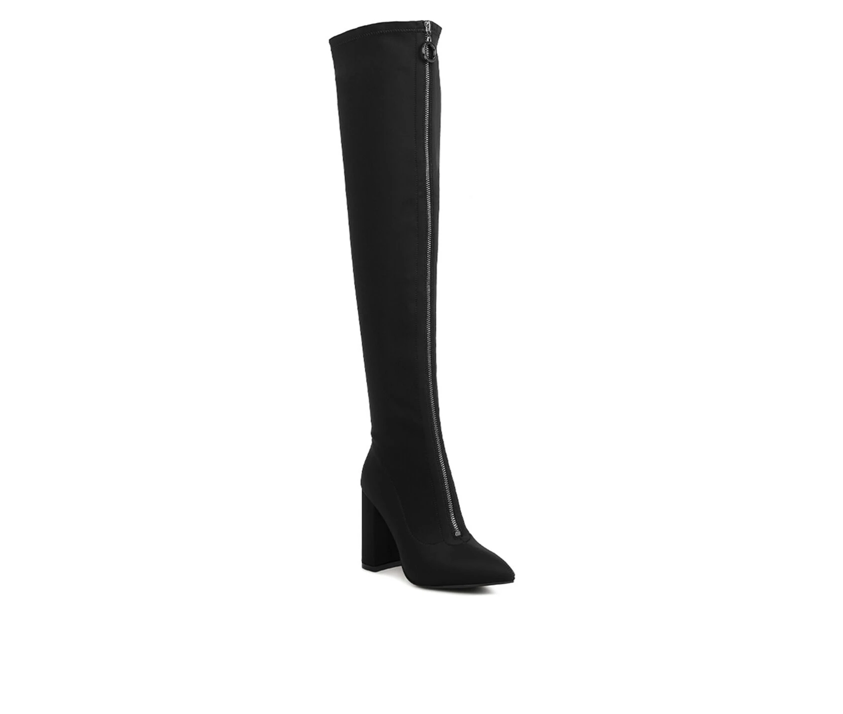 Women's London Rag Ronettes Over The Knee Heeled Boots 4 Women's London Rag Ronettes Over The Knee Heeled Boots - Image 2