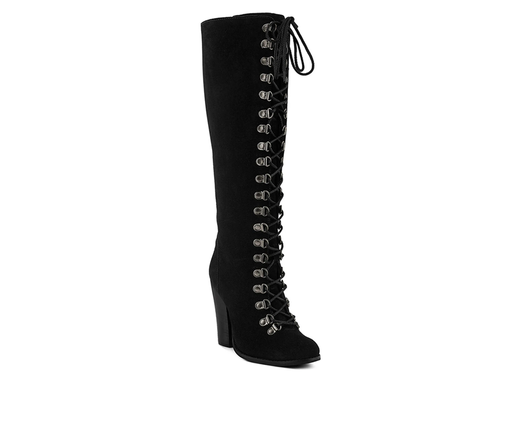 Women's Rag & Co Sleet-Slay Lace Up Knee High Boots 4 Women's Rag & Co Sleet-Slay Lace Up Knee High Boots - Image 2