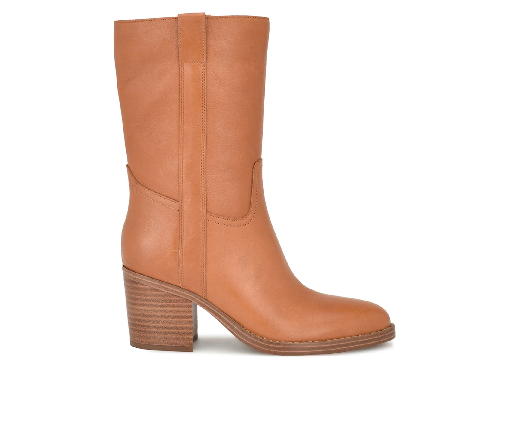 Women's Nine West Hess Block Heel Mid Calf Boots 3 Women's Nine West Hess Block Heel Mid Calf Boots