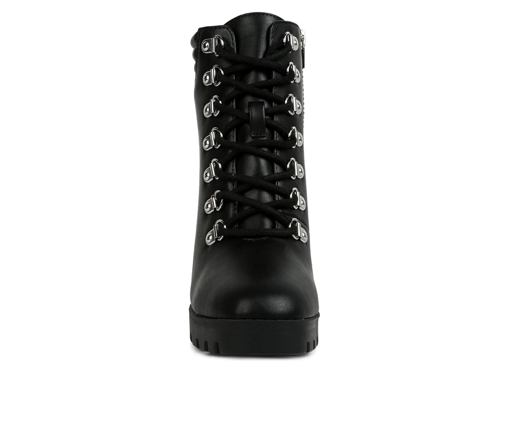 Women's London Rag Hamiltons Platform Heeled Combat Boots 6 Women's London Rag Hamiltons Platform Heeled Combat Boots - Image 4