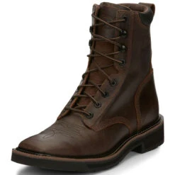 Justin Men's Pulley 8" Brown EH Soft Toe Boots - SE681 -Matisse Footwear shop avmseifrhij9tefczuqb 32534.1698970448