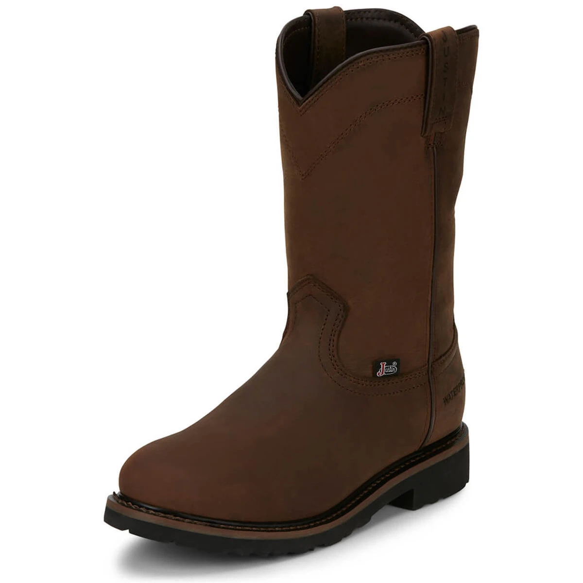 Justin Men's Drywall 10" Brown Waterproof EH Soft Toe Boots - SE4960 10 Justin Men's Drywall 10" Brown Waterproof EH Soft Toe Boots - SE4960 - Image 8