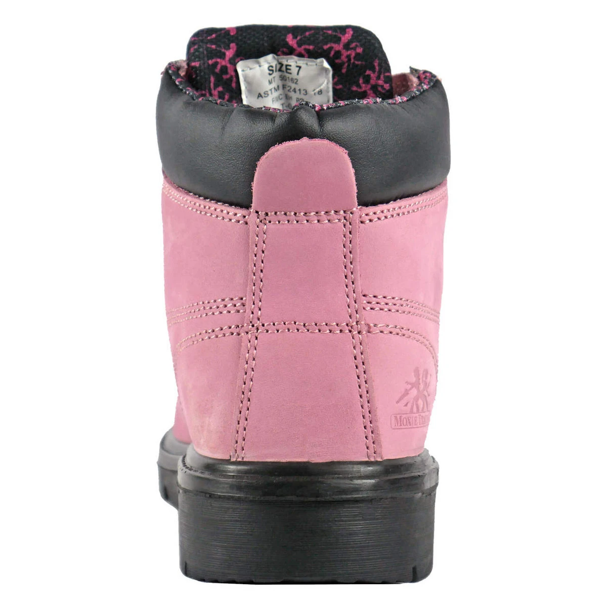 Moxie Trades Women's Alice 6" Pink Steel Toe Boots - MT50162 5 Moxie Trades Women's Alice 6" Pink Steel Toe Boots - MT50162 - Image 3
