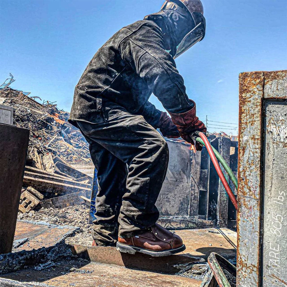 Iron Age Men's Groundbreaker 8" With External Met Guard EH Steel Toe Boots - IA5015 9 Iron Age Men's Groundbreaker 8" With External Met Guard EH Steel Toe Boots - IA5015 - Image 7