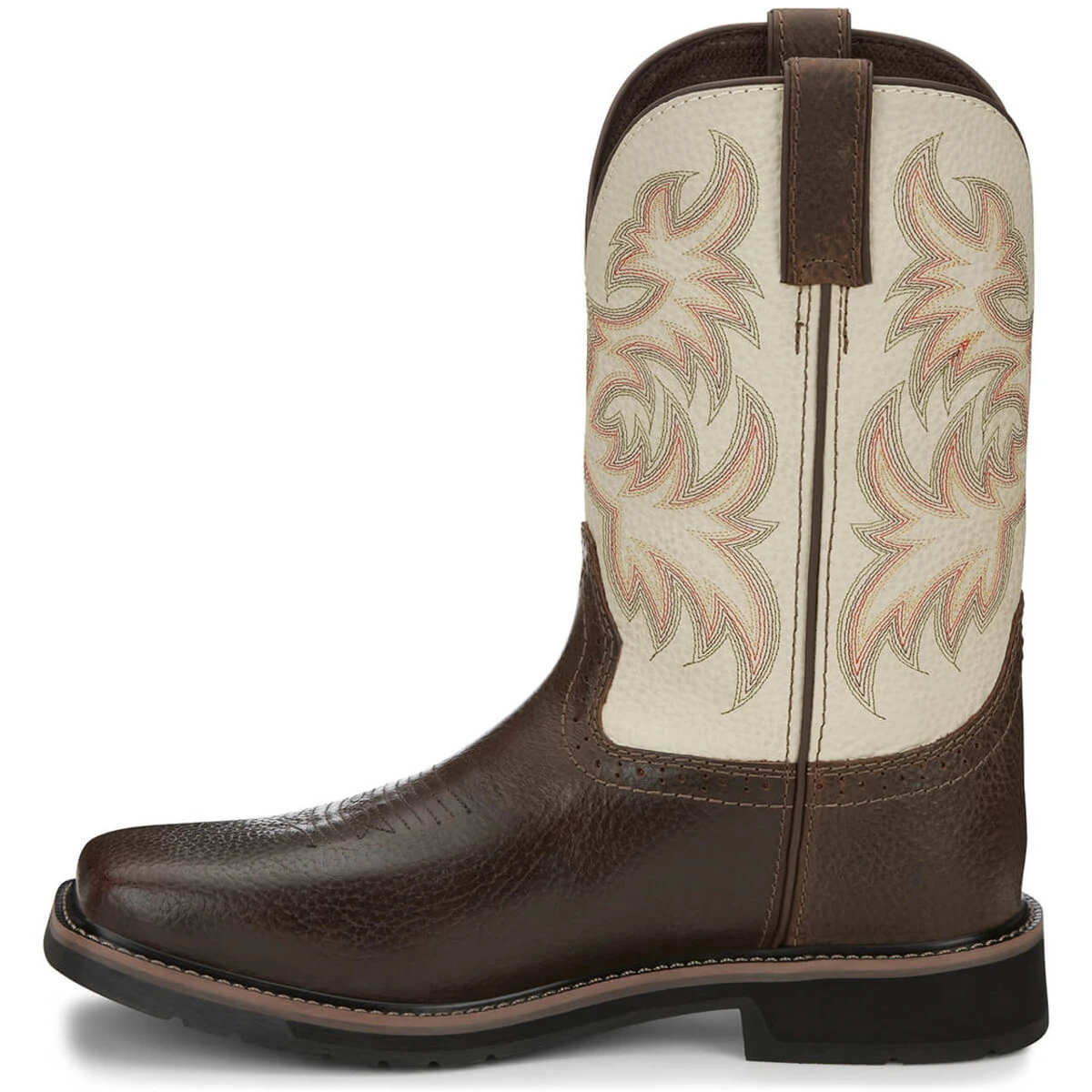 Justin Men's Driller 11" Brown EH Soft Toe Boots - SE4683 9 Justin Men's Driller 11" Brown EH Soft Toe Boots - SE4683 - Image 7