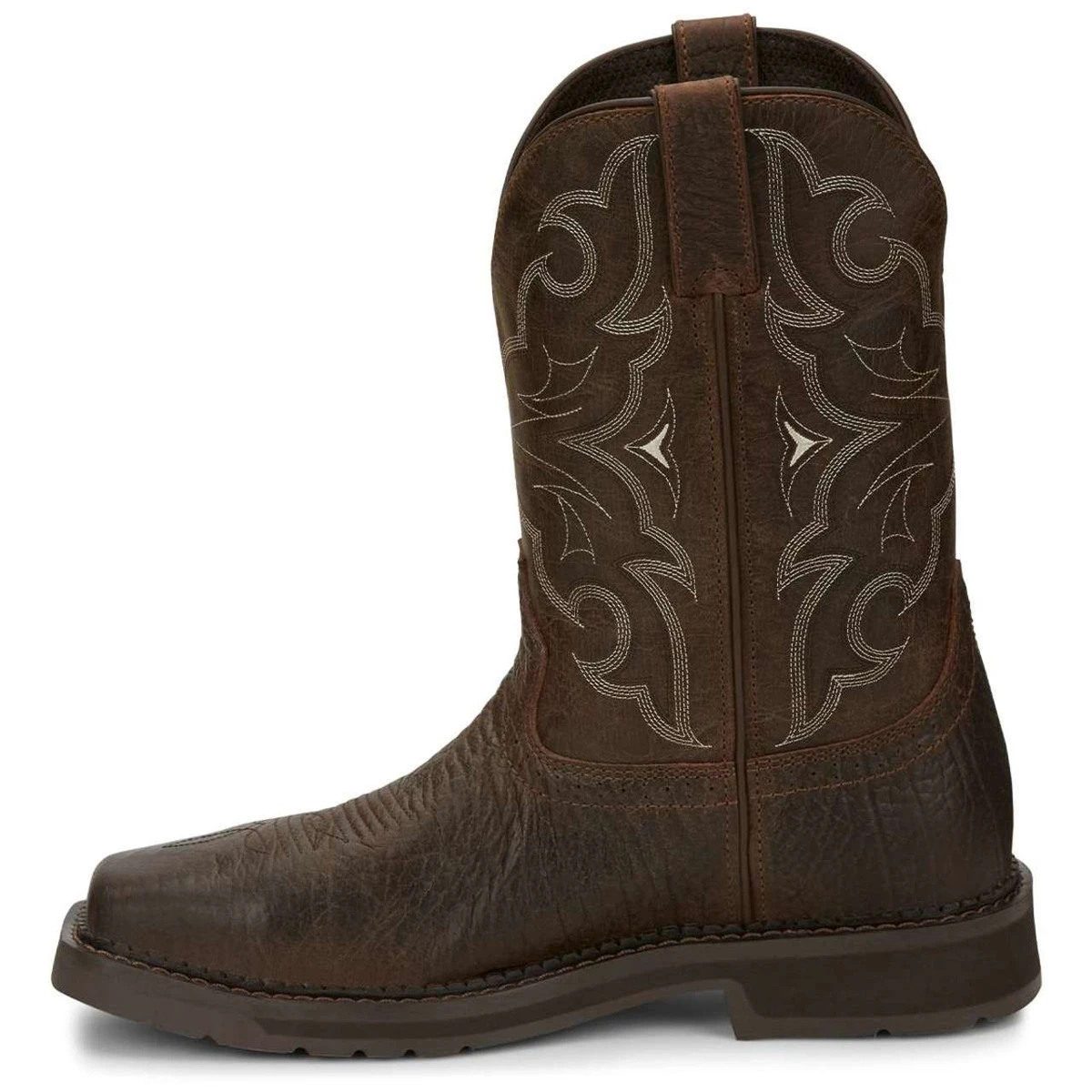Justin Men's Amarillo 11" Brown EH Steel Toe Boots - SE4313 9 Justin Men's Amarillo 11" Brown EH Steel Toe Boots - SE4313 - Image 7