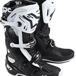 Alpinestars Tech 10 Boots With DHCP - Black/White
