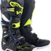 Alpinestars Tech 7 Boots - Black/Enamel Blue/Fluo Yellow