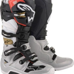Alpinestars Tech 7 Boots - Black/Silver/White/Gold