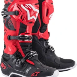 Alpinestars Tech 10 Boots With DHCP - BK/RD