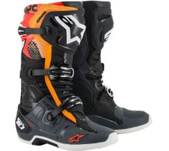 Alpinestars Tech 10 Boots With DHCP - BK/GR/OR