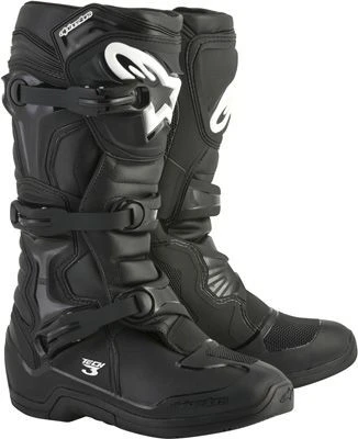 Alpinestars Tech 3 Black Boots - West 3 Alpinestars Tech 3 Black Boots - West