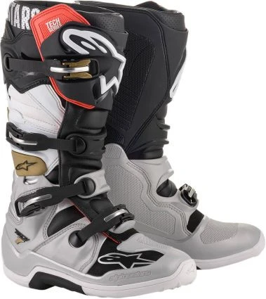 Alpinestars Tech 7 BK/SL/WH/GD Boots 3 Alpinestars Tech 7 BK/SL/WH/GD Boots