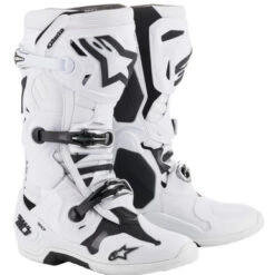 Alpinestars Tech 10 Boots With DHCP - White
