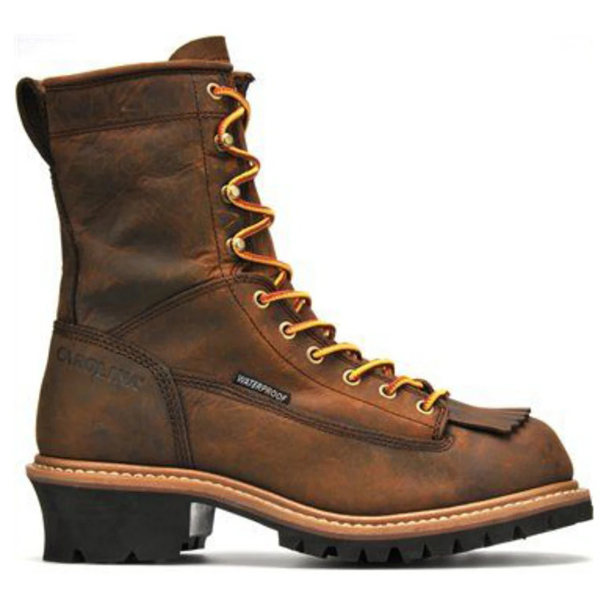 Carolina 8" Waterproof Lace-To-Toe Logger Boots 4 Carolina 8" Waterproof Lace-To-Toe Logger Boots - Image 2