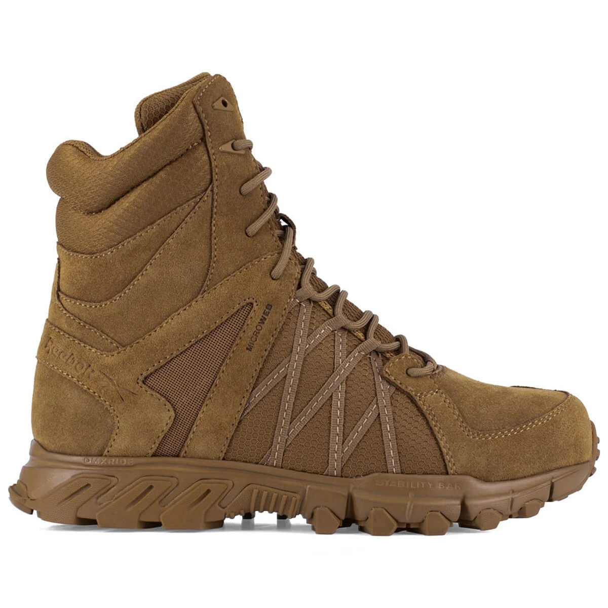 Reebok Men's Trailgrip 8" Tactical Side Zipper EH Soft Toe Boots - RB3462 4 Reebok Men's Trailgrip 8" Tactical Side Zipper EH Soft Toe Boots - RB3462 - Image 2