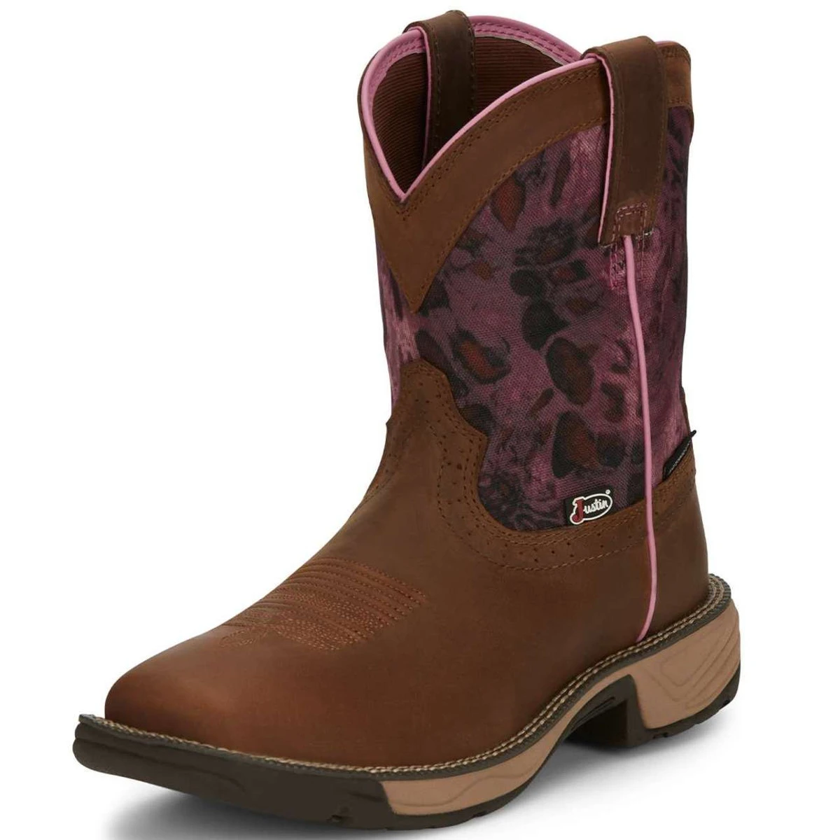 Justin Women's Stampede Rush 8" Waterproof EH Soft Toe Boots - SE4358 7 Justin Women's Stampede Rush 8" Waterproof EH Soft Toe Boots - SE4358 - Image 5