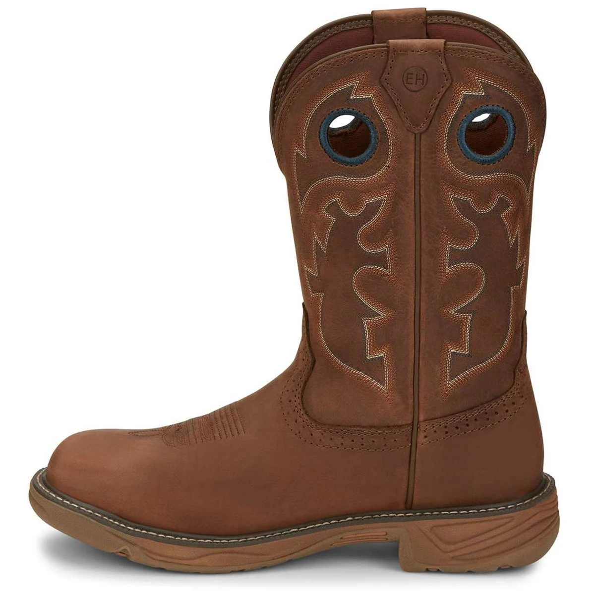 Justin Men's Rush 11" Brown Waterproof EH Soft Toe Boots - SE4332 10 Justin Men's Rush 11" Brown Waterproof EH Soft Toe Boots - SE4332 - Image 8