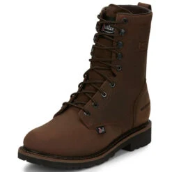Justin Men's Drywall 8" Brown Waterproof EH Soft Toe Boots - SE960 -Matisse Footwear shop kwy2f9csgig7z2hefhqn 36565.1698784698