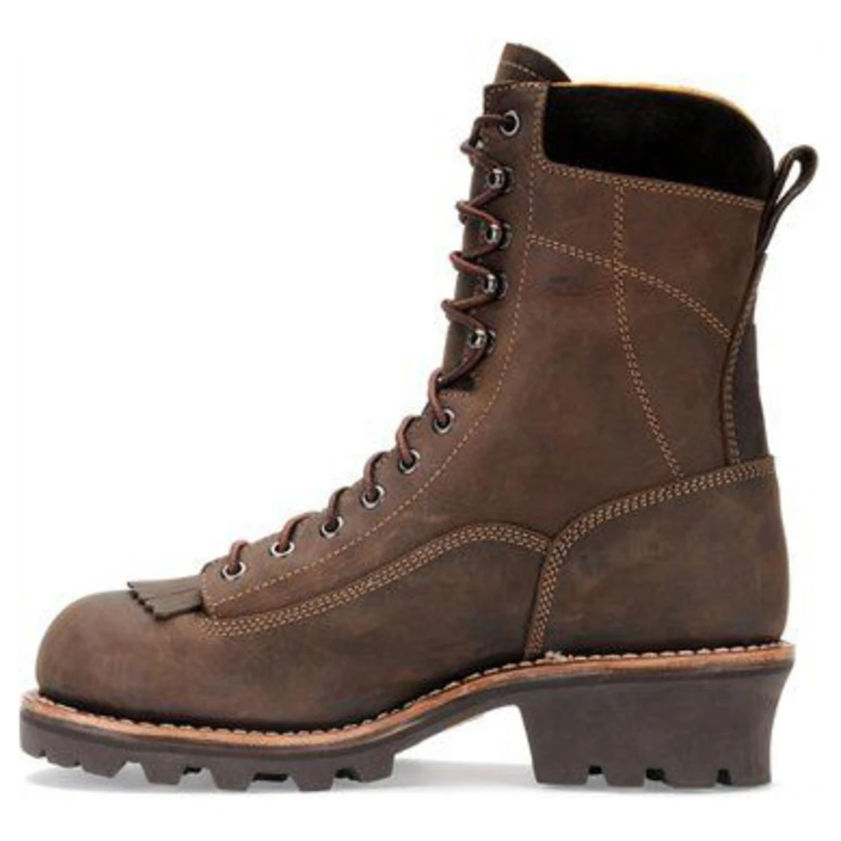 Carolina Men's 8" Waterproof Lace-To-Toe Logger Boots 8 Carolina Men's 8" Waterproof Lace-To-Toe Logger Boots - Image 6