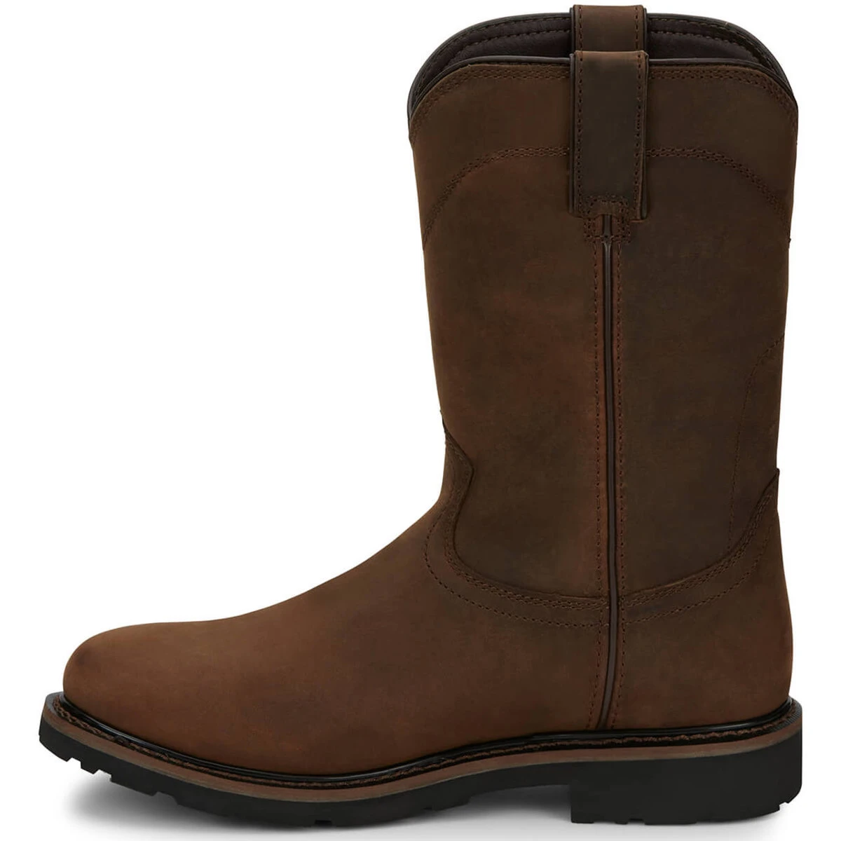 Justin Men's Drywall 10" Brown Waterproof EH Soft Toe Boots - SE4960 9 Justin Men's Drywall 10" Brown Waterproof EH Soft Toe Boots - SE4960 - Image 7