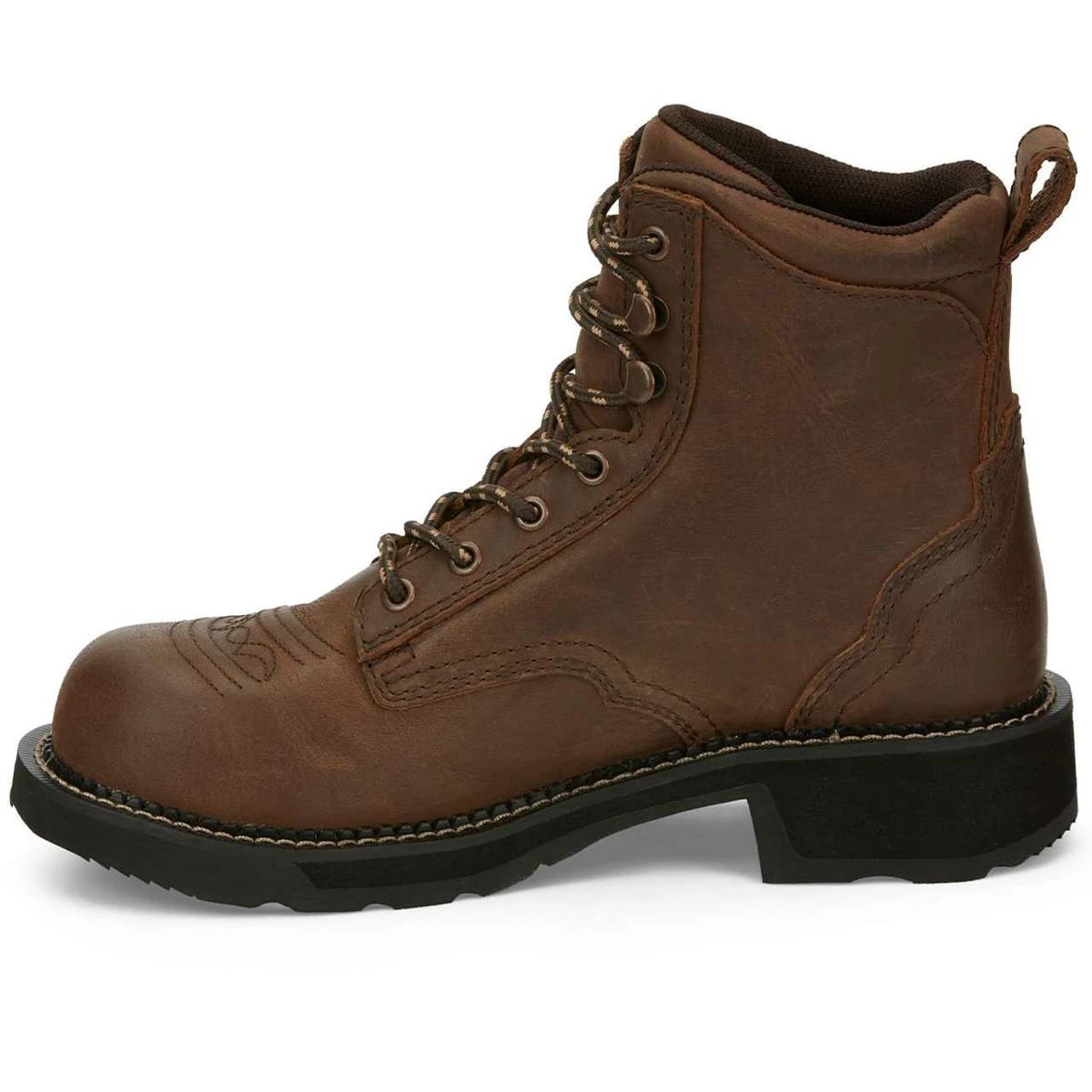 Justin Women's Katerina 6" Waterproof EH Steel Toe Boots 6 Justin Women's Katerina 6" Waterproof EH Steel Toe Boots - Image 4