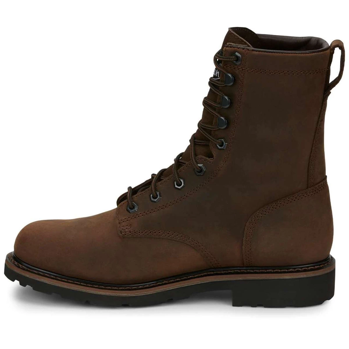 Justin Men's Drywall 8" Brown Waterproof EH Steel Toe Boots - SE961 9 Justin Men's Drywall 8" Brown Waterproof EH Steel Toe Boots - SE961 - Image 7