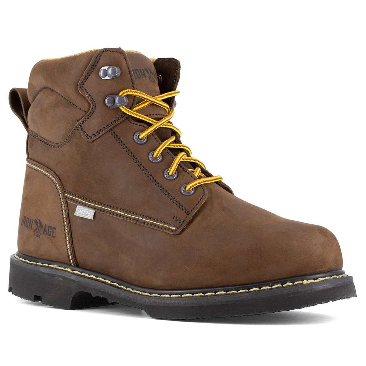 Iron Age Men's Groundbreaker 6" With Internal Met Guard EH Steel Toe Boots - IA5014 3 Iron Age Men's Groundbreaker 6" With Internal Met Guard EH Steel Toe Boots - IA5014