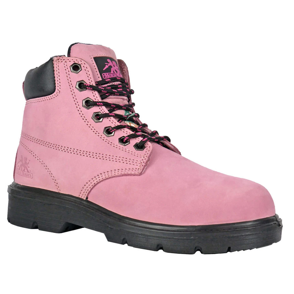 Moxie Trades Women's Alice 6" Pink Steel Toe Boots - MT50162 3 Moxie Trades Women's Alice 6" Pink Steel Toe Boots - MT50162
