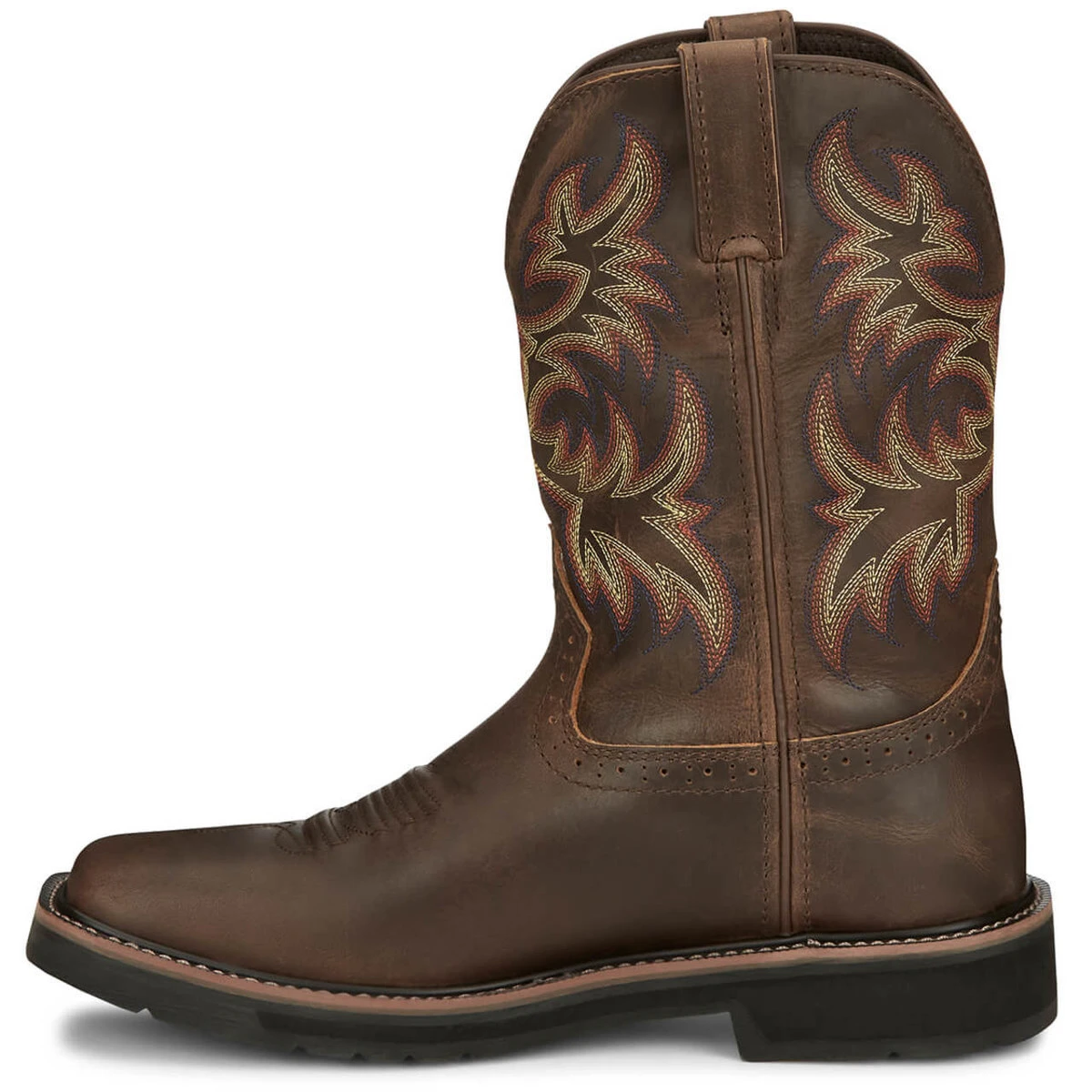 Justin Men's Driller 11" Brown Waterproof EH Soft Toe Boots - SE4689 10 Justin Men's Driller 11" Brown Waterproof EH Soft Toe Boots - SE4689 - Image 8