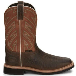 Justin Men's Electrician 11" Brown EH Steel Toe Boots - SE4561 -Matisse Footwear shop s5eh5qt06y71aaqlnbne 35386.1699597723