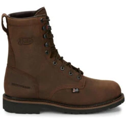 Justin Men's Drywall 8" Brown Waterproof EH Steel Toe Boots - SE961 12 Justin Men's Drywall 8" Brown Waterproof EH Steel Toe Boots - SE961 -Matisse Footwear shop tjqsuguimavweimbf15h 38311.1698904675