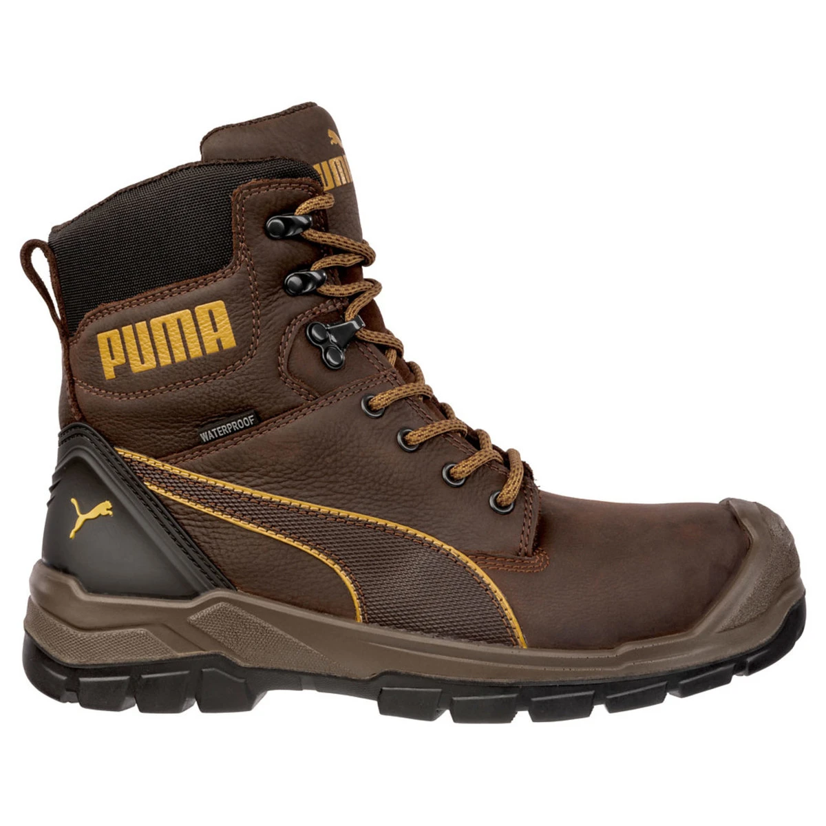 Puma Safety Men's Conquest CTX Waterproof Brown EH Composite Boots - 630655 3 Puma Safety Men's Conquest CTX Waterproof Brown EH Composite Boots - 630655