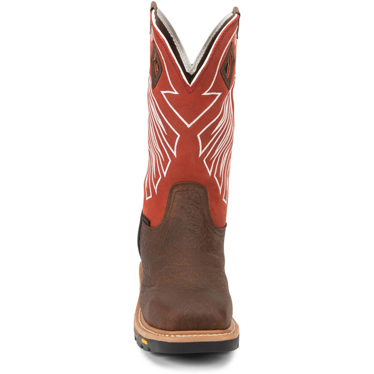 Justin Men's Roughneck 12" Brown Waterproof EH Steel Toe Boots - WK2115 9 Justin Men's Roughneck 12" Brown Waterproof EH Steel Toe Boots - WK2115 - Image 7