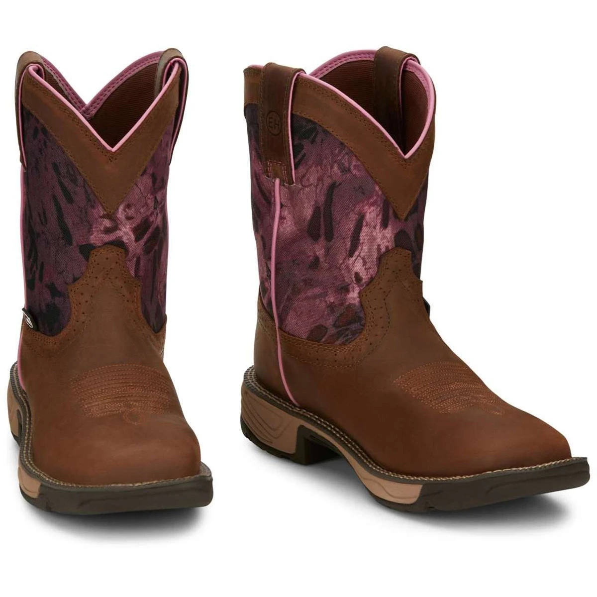 Justin Women's Stampede Rush 8" Waterproof EH Soft Toe Boots - SE4358 11 Justin Women's Stampede Rush 8" Waterproof EH Soft Toe Boots - SE4358 - Image 9