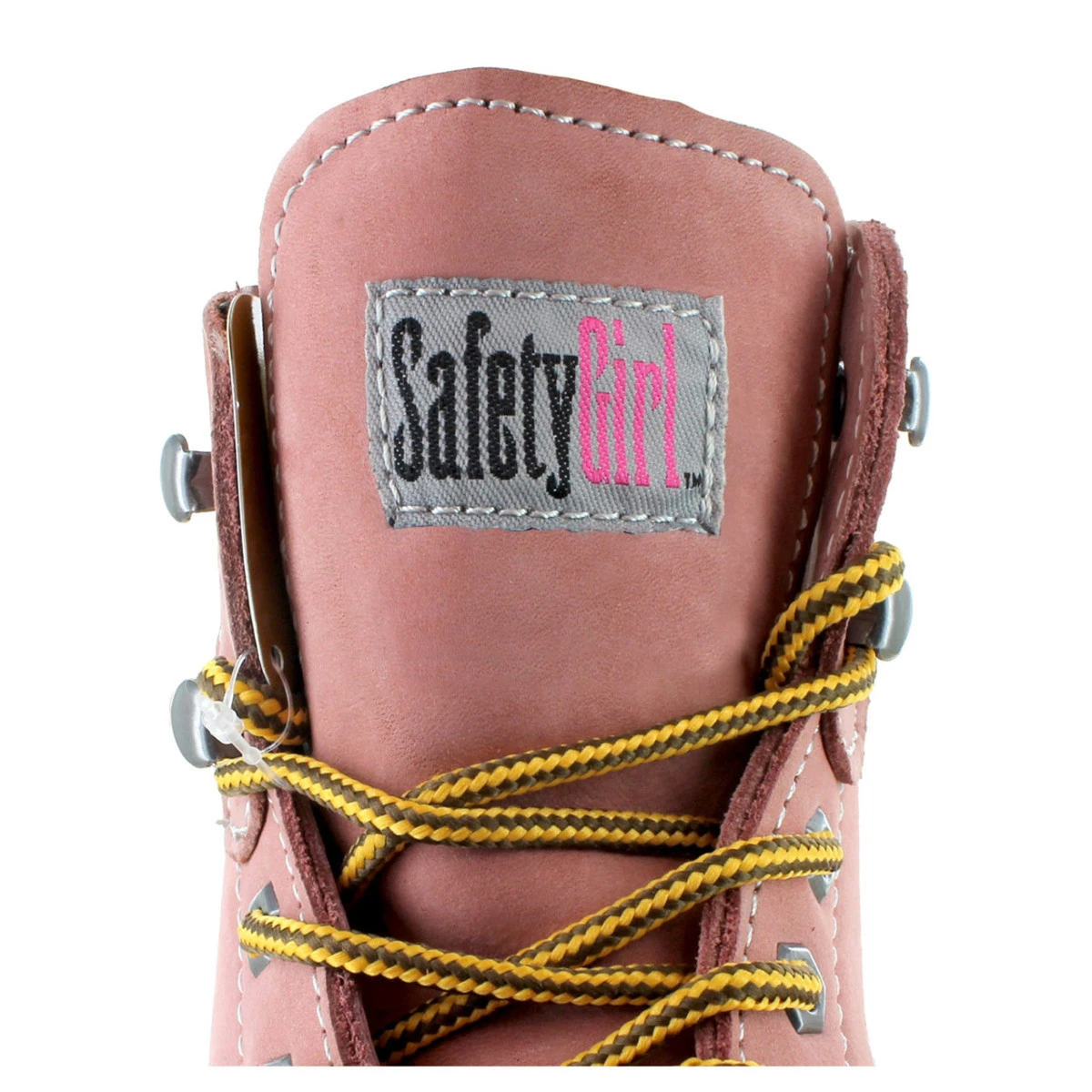 Safety Girl Steel Toe Work Boots - Light Pink 6 Safety Girl Steel Toe Work Boots - Light Pink - Image 4