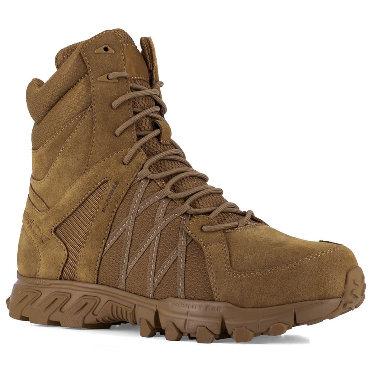 Reebok Men's Trailgrip 8" Tactical Side Zipper EH Soft Toe Boots - RB3462 3 Reebok Men's Trailgrip 8" Tactical Side Zipper EH Soft Toe Boots - RB3462