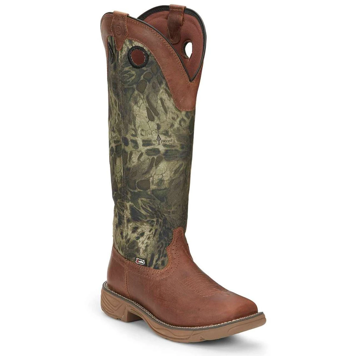 Justin Men's Rush Strike 17" Brown EH Snake Boots - SE4380 3 Justin Men's Rush Strike 17" Brown EH Snake Boots - SE4380