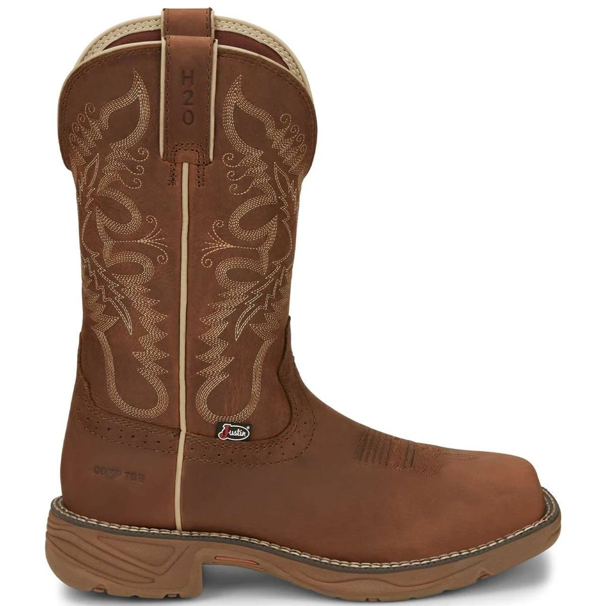 Justin Women's Stampede Rush 11" Waterproof EH Nano Composite Toe Boots 4 Justin Women's Stampede Rush 11" Waterproof EH Nano Composite Toe Boots - Image 2