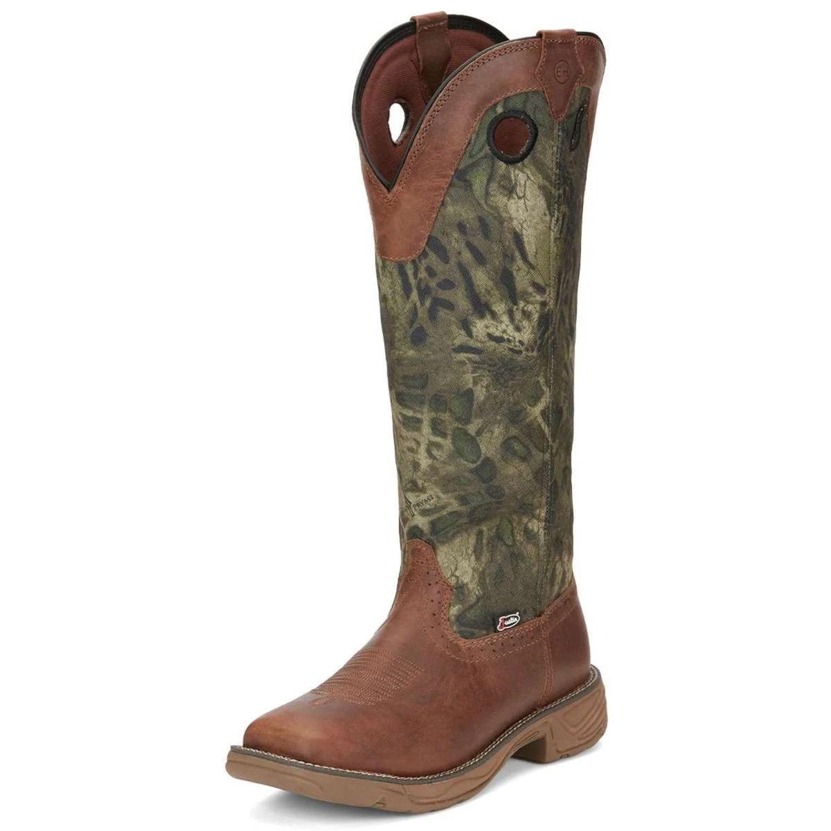 Justin Men's Rush Strike 17" Brown EH Snake Boots - SE4380 10 Justin Men's Rush Strike 17" Brown EH Snake Boots - SE4380 - Image 8